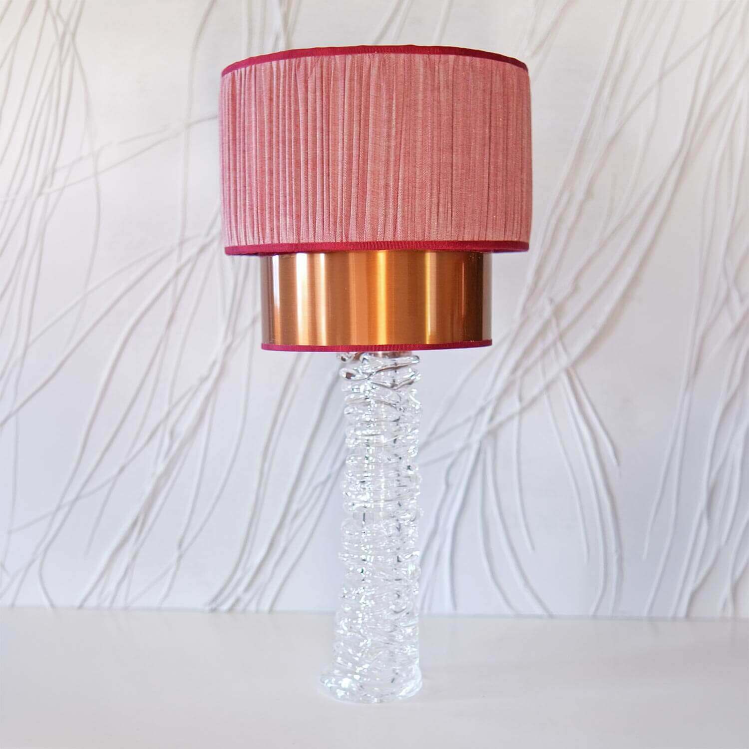 Crystal Blush Table Lamp #02