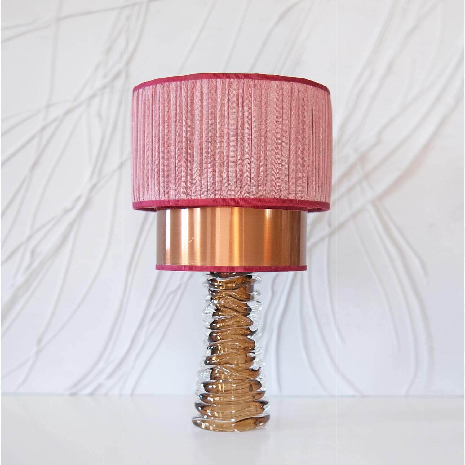 Crystal Blush Table Lamp #01