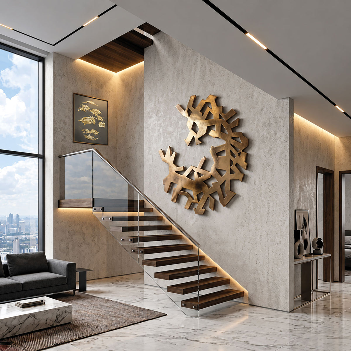 Abyss Aluminium Wall Sculpture