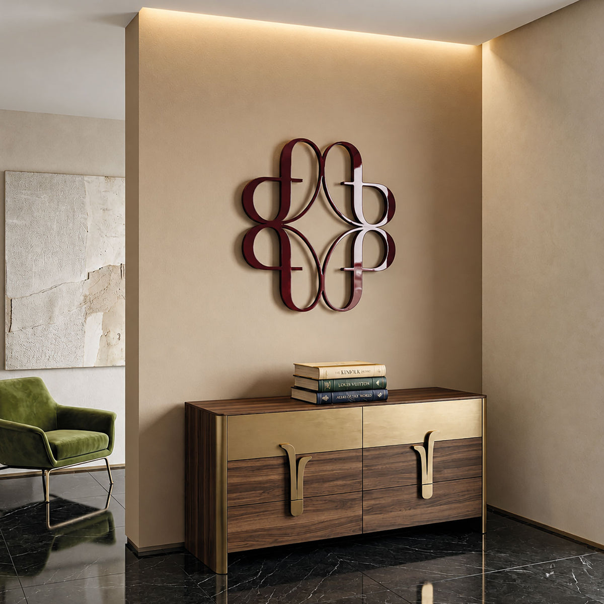 Arte Aluminium Wall Sculpture