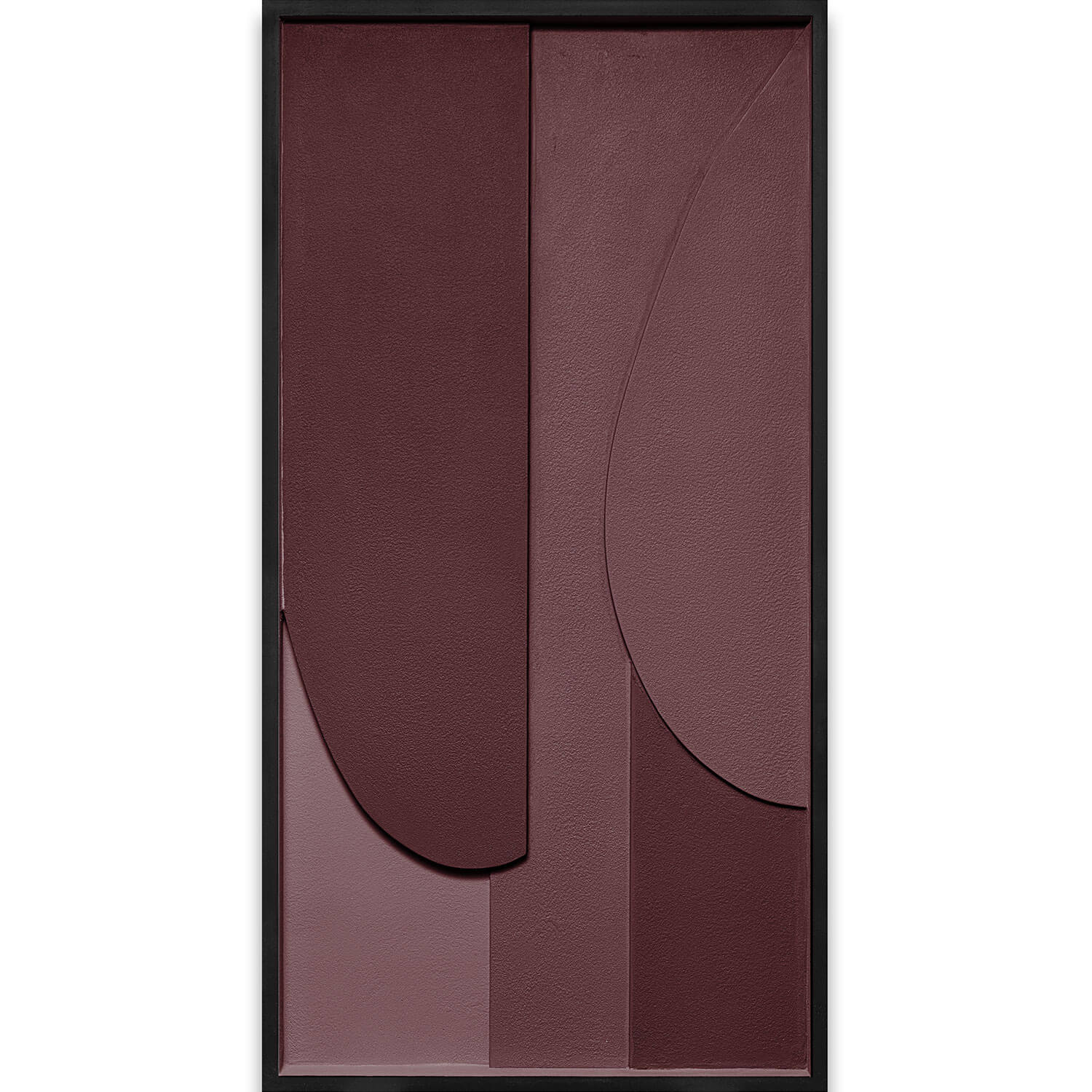 Burgundy Relief Textured Panel