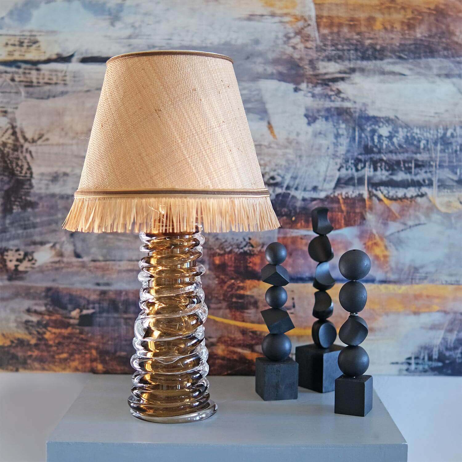 Raffia Dusk Table Lamp